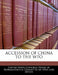 Accession of China to the Wto by United States Congress House of Represen