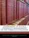 Department of Justice Oversight: Management of the Tobacco Litigation by United States Congress Senate Committee