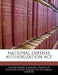 National Defense Authorization ACT by United States Congress House of Represen
