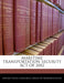 Maritime Transportation Security Act of 2002 by United States Congress House of Represen