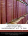 Passenger Rail Investment and Improvement Act of 2008 by United States Congress House of Represen