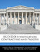 HUD Eeo Investigation: Contracting and Process by United States Government Accountability
