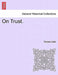 On Trust. by Thomas Cobb