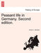 Peasant Life in Germany. Second Edition. by Anna Cummings Johnson