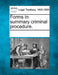 Forms in Summary Criminal Procedure. by Multiple Contributors