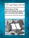 Summary of the General Banking Laws of the Commercial States. by Multiple Contributors