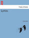 Lyrics. by Anonymous