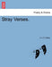 Stray Verses. by H. J. S. Bailey