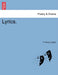 Lyrics. by F. Percy Cotton