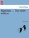 Marmion ... The ninth edition. by Walter Scott