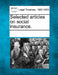 Selected Articles on Social Insurance. by Multiple Contributors