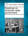 Readings on American State Government. by Multiple Contributors