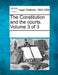 The Constitution and the Courts. Volume 3 of 3 by Multiple Contributors