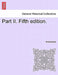 Part II. Fifth Edition. by Anonymous