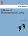 A Book of Miscellaneous Lyrics. by Joseph Skipsey