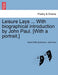 Leisure Lays ... with Biographical Introduction by John Paul. [With a Portrait.] by David Wills Buchanan, Pope John Paul, II Paul John