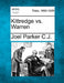 Kittredge vs. Warren by Joel Parker C. J.