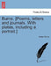 Burns. [Poems, letters and journals. With plates, including a portrait.] Vol. II by Robert Burns