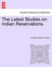 The Latest Studies on Indian Reservations. by Jonathan Baxter Harrison