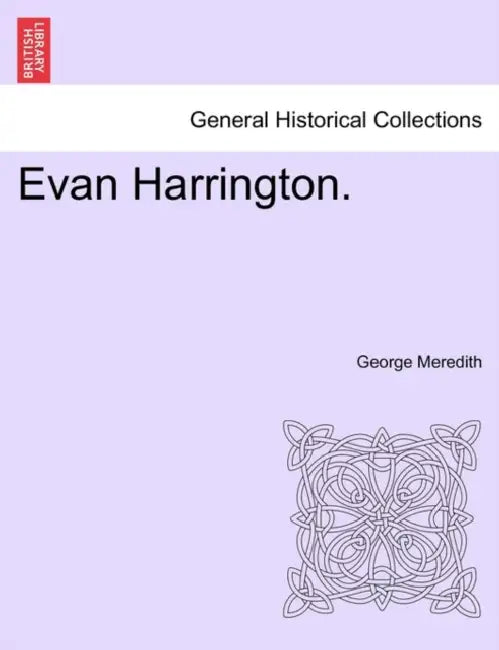 Evan Harrington. Vol. II. by George Meredith