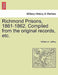 Richmond Prisons, 1861-1862. Compiled from the Original Records, Etc. by William H. Jeffrey