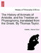 The History of Animals of Aristotle, and his Treatise on Physiognomy, translated from the Greek. By Thomas Taylor. by Aristotle, Thomas Taylor