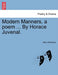 Modern Manners, a Poem ... by Horace Juvenal. by Mary Robinson