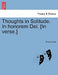 Thoughts in Solitude. in Honorem Dei. [In Verse.] by Anonymous