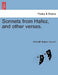 Sonnets from Hafez, and Other Verses. by Elizabeth Bridges Daryush