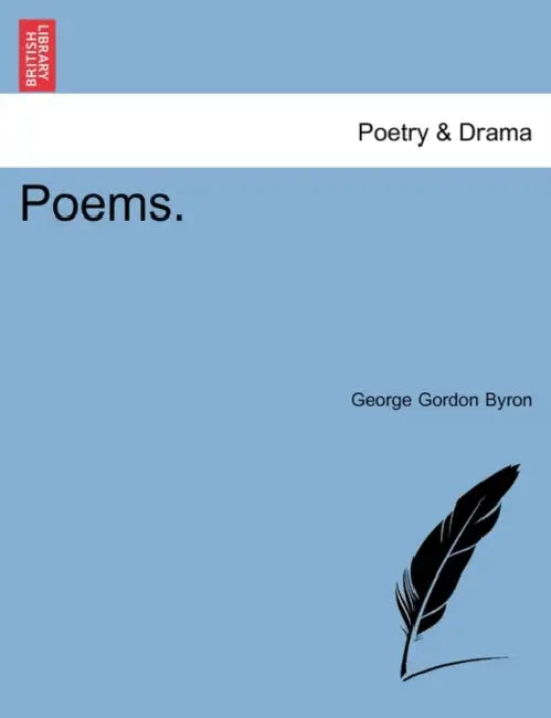 Poems. by George Gordon Byron