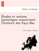 Études et notices historiques concernant l'histoire des Pays-Bas. by Louis Prosper Gachard