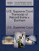 U.S. Supreme Court Transcript of Record Irvine V. Dunham by U. S. Supreme Court