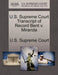 U.S. Supreme Court Transcript of Record Bent V. Miranda by U. S. Supreme Court