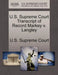 U.S. Supreme Court Transcript of Record Markey V. Langley by U. S. Supreme Court
