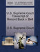 U.S. Supreme Court Transcript of Record Buck V. Bell by U. S. Supreme Court