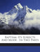 Baptism: Its Subjects And Mode: In Two Parts by Mark Trafton