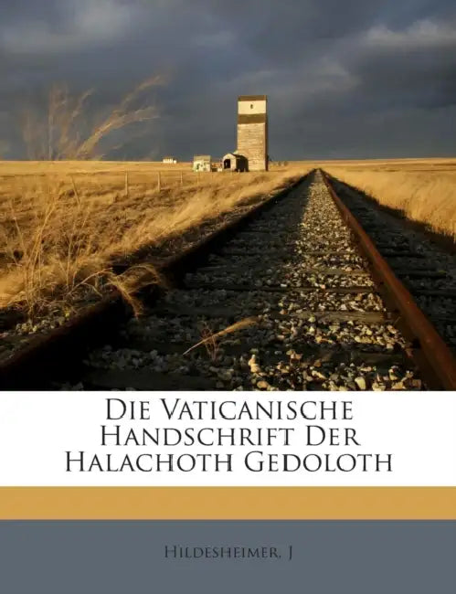 Die Vaticanische Handschrift Der Halachoth Gedoloth by Hildesheimer J