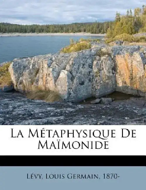 La M Taphysique de Ma Monide by Louis Germain 1870 L. Vy