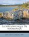 La M Taphysique de Ma Monide by Louis Germain 1870 L. Vy