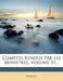 Comptes Rendus Par Les Ministres, Volume 51... by France