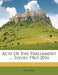 Acts Of The Parliament ..., Issues 1963-2016 by Victoria