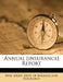 Annual [insurance] Report by New Jersey Dept of Banking and Insuran