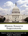Mission Resource Requirements by South Carolina Commission on Higher Educ