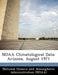 Noaa Climatological Data: Arizona, August 1971