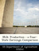 Milk Production: A Four-State Earnings Comparison by Us Department of Agriculture (Usda)