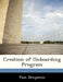 Creation of Onboarding Program by Pam Benjamin