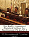 Data Quality Assessment Statistical Methods for Practitioners EPA Qa/G9-S by U S Environmental Protection Agency