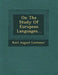 On the Study of European Languages... by Karl August Lentzner