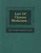 List of Chinese Medicines... by China Hai Guan Zong Shui Wu Si Shu