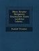 Mein Bruder Benjamin: Geschichte Eines Leichten Lebens... by Rudolf Presber
